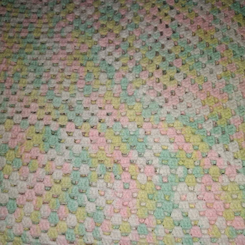 Handmade crochet blanket